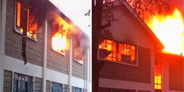 Moi Girls High School on Fire