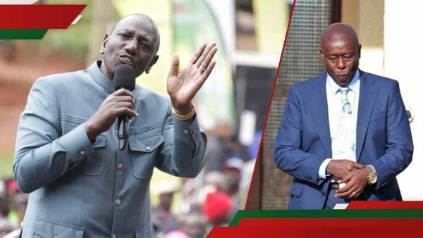 William Ruto sustains attack on Rigathi Gachagua, says he was clueless: 