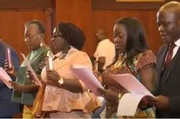 President Mahama swears in six more ministers