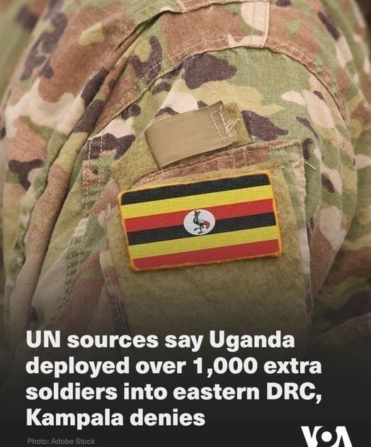 Uganda has deployed over 1,000 extra soldiers in the eastern region of the Democratic Republic of Congo