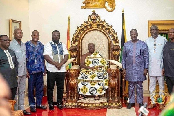 Asantehene pledges support for government's renewed galamsey...
