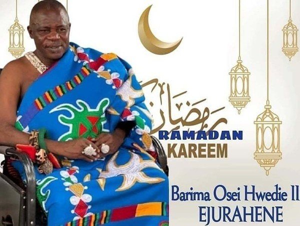 Ejurahene prays for Muslim community in Ghana as Ramadan beg...