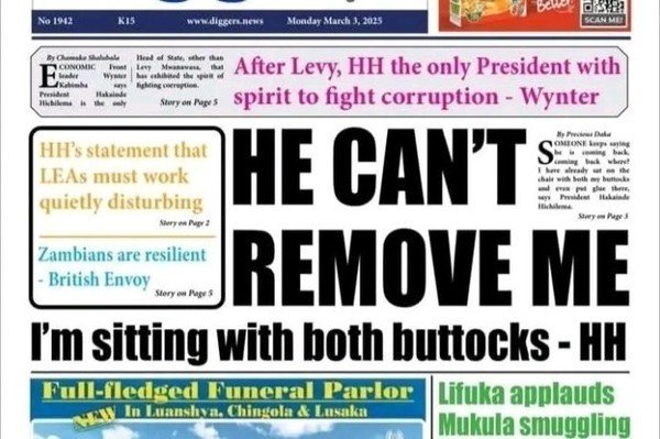 He’s saying he’s coming back, ndakabika abumvuka amatako obilo onse ndakala –Hichilema