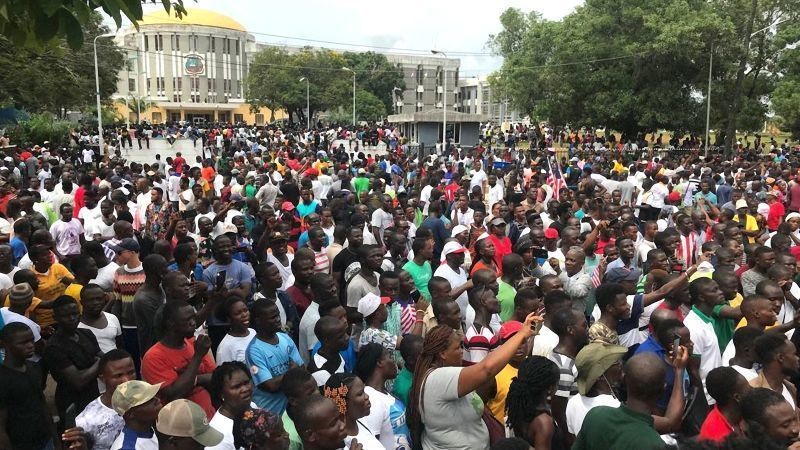 Social media blocked as Liberians protest 'corruption and creeping dictatorship'