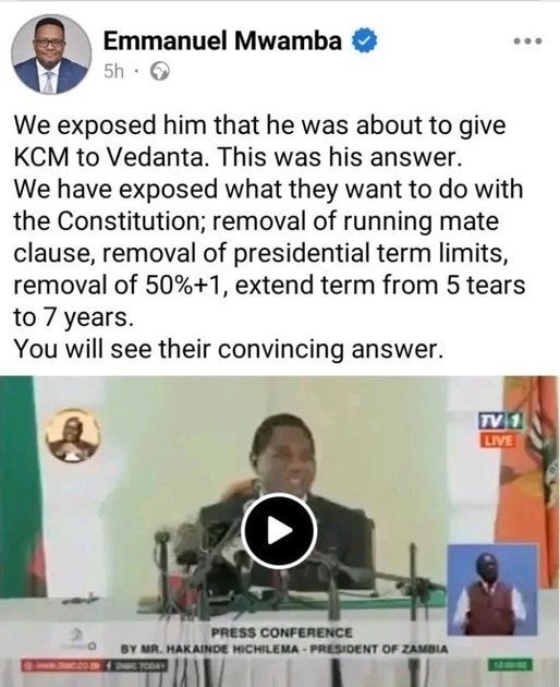 EXPOSING EMMANUEL MWAMBA’S PROPAGANDA AGAINST PRESIDENT HAKAINDE HICHILEMA