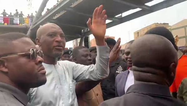 Kumasi Adum PZ fire victims reject rice and oil from Interio...