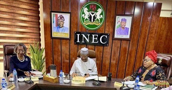 INEC chairman presides over management meeting amid dismissal rumours