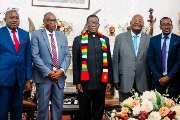 UPND MOVES TO MEND RELATIONS WITH ZIM…SG Imenda Meets Mnangagwa