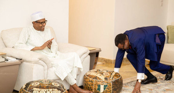 PHOTOS: ‘Buhari Stood By Me In Difficult Times,’ Adesina Visits Ex-President