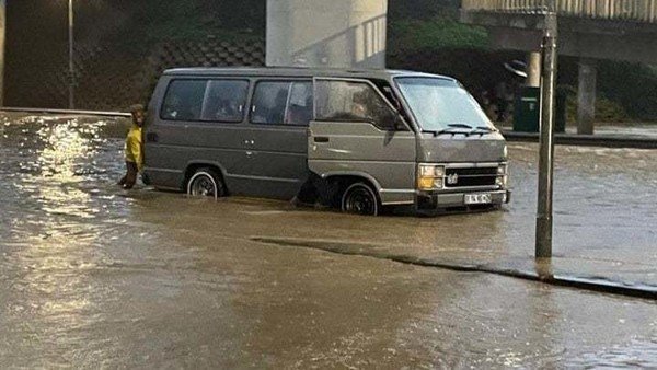 Durban roads closed as heavy rains continue to lash the metro