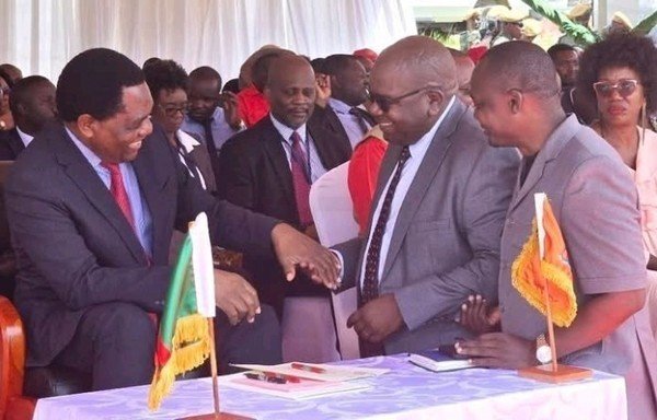 HH AND PF’S CHILUFYA CONFER