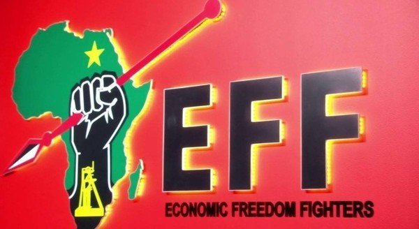 EFF supporters arrive to protest against existence of whites-only Kleinfontein settlement