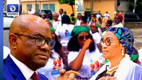 Wike Apologises To First Lady Over Rivers Women’s Walkout, Calls Incident ‘Embarrassing’