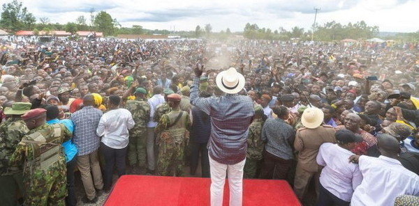 President Ruto Hit With Flying Shoe