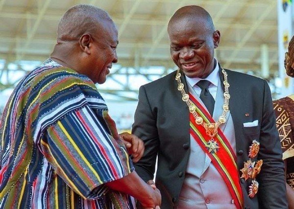 President Mahama returns to Accra from historic investiture ...