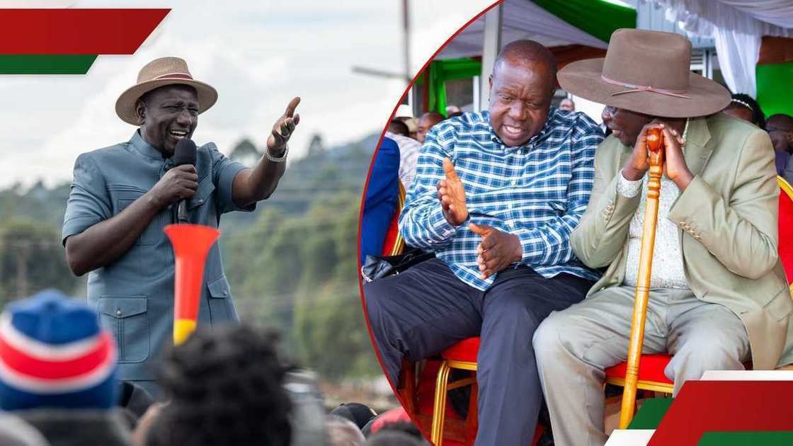 William Ruto responds to opposition after Wamunyoro declaration: 