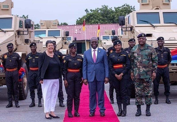 U.S. donates $6 million worth of armoured vehicles to GAF to...