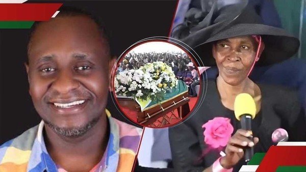 Joel Munuve: Late MCA's mum, brother share emotional tributes during his burial